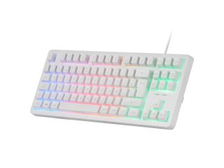Mars Gaming Mk023w Clavier Usb Azerty Français Blanc