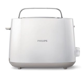 Grille-pain Philips Daily Collection Hd2581/00 2 Fentes 830 W Blanc Plastique