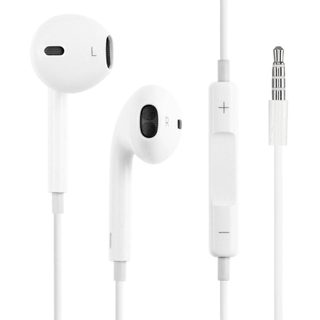 Earpods Écouteurs Filaires Jack 3.5mm Avec Micro Et Télécommande Blanc Apple