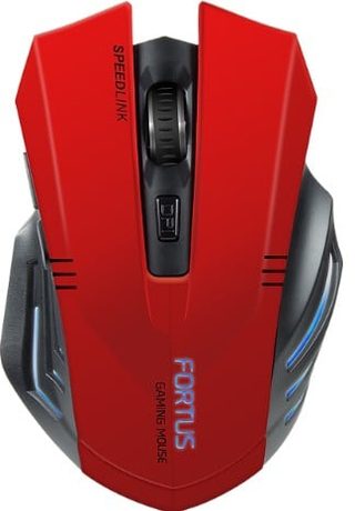 Speedlink Fortus Souris Gaming Droitier Rf Sans Fil Optique 2400 Dpi