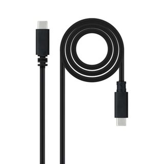 Câble Usb-c Nanocable 10.01.2302 Noir 2 M