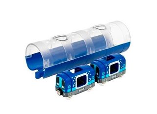 Train Brio 33970 Metro Et Tunnel Phosphorescents Multicolor Bois