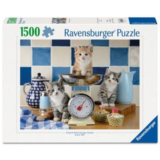 Ravensburger - Puzzle Adulte - Puzzle 1500 Pieces - Chatons Dans La Cuisine - Des 14 Ans - Puzzle De Qualité
