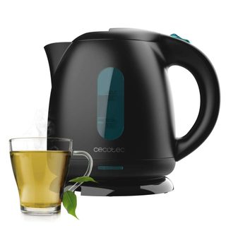 Cecotec Bouilloire Électrique D'eau 1l Capacité Thermosense 140 Black. 2200w, Chauffage Rapide, Filtre Anticalcaire
