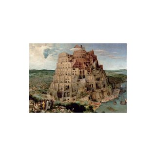 Puzzle Classique 1000 Pièces Tour De Babel Carton Multicolore 68 X 48 Cm Piatnik