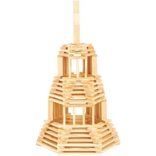 Jeujura Jeu de construction en bois TEC'AP 3XL 200 pièces en bois