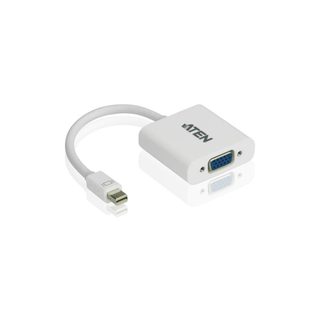 Aten Vc920-at Câble Vidéo Et Adaptateur Mini Displayport Vga (d-sub) Blanc