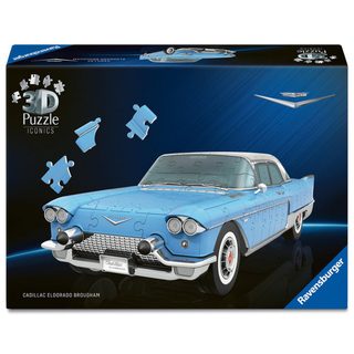 Puzzle 3d Iconics 108 Pièces Cadillac Eldorado Brougham Easyclick Ravensburger