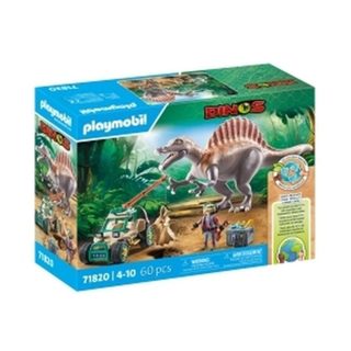 Spinosaure, chercheur et véhicule à grue 71820 PLAYMOBIL