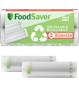 Sac sous vide  2 rouleaux 20cm x 4.5m - FSRE2002X01 FOOD SAVER