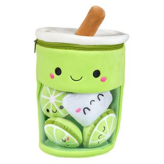 Peluche - The Concept Factory - Bubble Tea Kawaii Citron - Vert