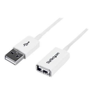 Câble D'extension Usb 2.0 A Vers A De 3 M - M/f - Rallonge Usb 2.0 En Blanc - M/f