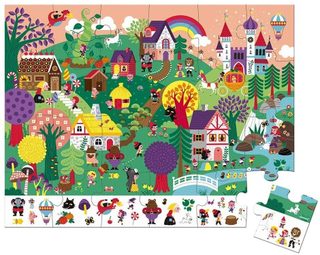 Puzzle Observation Juratoys-janod 54 X 41 Cm 24 Pièces Multicolor Autres