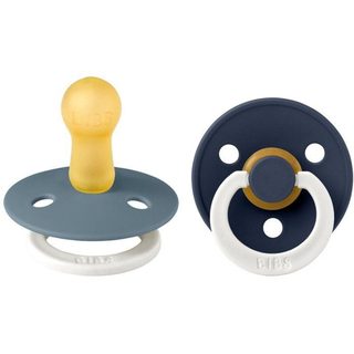 Sucettes Bébé Bibs Colour Glow Nuit Latex Naturel Taille 2 Petrol Deep Space Lot De 2 Bibs