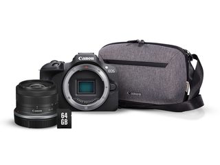Appareil Photo Hybride Canon Eos R100 Rf-s 18-45mm F4.5-6.3 Is Stm Sac Photo Carte Sd 64 Go