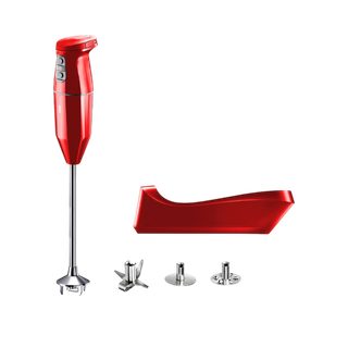 Blender Bamix Cordless Pro 200w Rouge 3 Vitesses Et Batterie Lithium