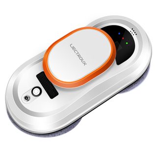 Robot nettoyeur de vitres Liectroux HCR-09, aspirateur robot pour vitres, dix lingettes de nettoyage