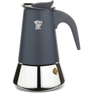 Cafetière Italienne Steelexpress Acier Inoxydable Bleu Mat 4 Tasses Pezzetti