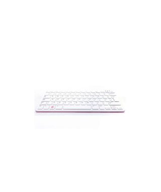Clavier Sans Fil Bluetooth Raspberry Pi400 Blanc