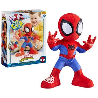 Hasbro Spidey danse et rampe peluche interactive avec 20 phrases et sons 2 chansons jouets de super-héros à partir de 3 ans