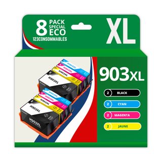 123consommables - 903 Xl - Cartouche Compatible Avec Hp 903 903xl Cartouches D'encre Pour Hp Officej