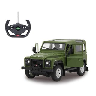 Véhicule Hors Route Télécommandé Land Rover Defender Vert 1:14 Jamara