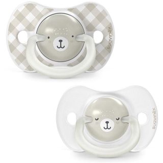 Suavinex Lot de 2 sucettes symétriques - Night&Day Wild&Free - SX Pro - 6 à 18 mois