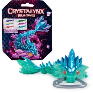 Spin Master Figurine Mini Dragon Crystalynx Articulé 15 Cm Multicolore Avec Clip