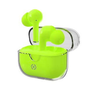 Celly Clear Casques True Wireless Stereo (tws) Ecouteurs Appels/musique Usb Type-c Bluetooth Vert