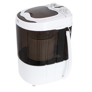 Lave Linge Charge Par Dessus Camry Premium 3kg Technologie De Convertisseur Marron, Blanc 36x37x53cm