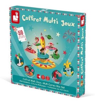 Coffret Jeux Juratoys-janod Carrousel 32x5,5x32 Cm Multicolor Bois