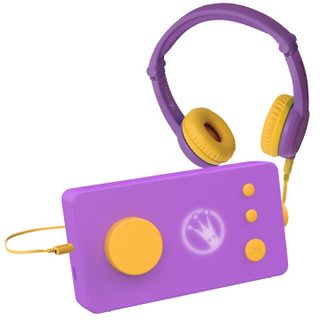 Lunii - Pack voyage ma fabrique à histoires violette et son casque audio assorti violet
