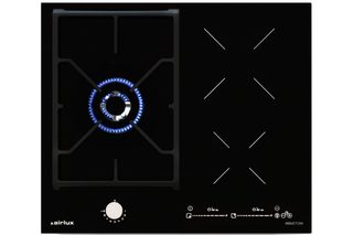 Plaque Cuisson Mixte Airlux Atgi612bk 3 Foyers 2 Induction 1 Gaz Noir