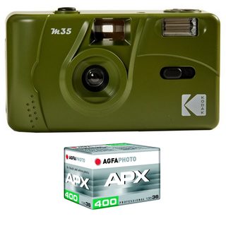 Kodak M35 - Appareil Photo Rechargeable 35mm, Objectif Grand Angle Fixe, Viseur Optique , Flash Intégré, Pile Aaa