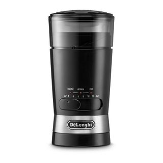 Moulin à café DeLonghi 170 w, 3 finesses de mouture Capacité 90g - KG210 Noir