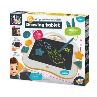Tablette Buki Ma Première Ardoise Magique 35x30 Cm Multicolor Silicone