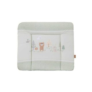 Matelas À Langer Roba Woodland Buddies Surface En Tissu Vert Pastel 85 X 75 Cm Roba