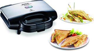 Croque-monsieur Tefal 700 w Antiadhésif Acier/noir