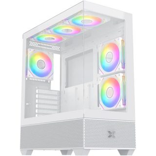 Boitier Sans Alimentation - Alphard Arctic - Moyen Tour - Format E-atx - Blanc