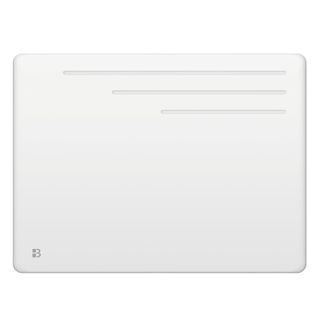 Radiateur Électrique Fixe À Inertie Sèche Fonte 1000w Bestherm Motu Horizontal Blanc