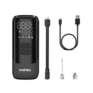 Vortex- Air Saver - Compresseur D'air Portatif - Powerbank Intégrée - Lampe Torche Led - 150 Psi