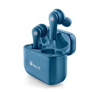Ngs Artica Bloom Casque Sans Fil Ecouteurs Appels/musique Usb Type-c Bluetooth Bleu