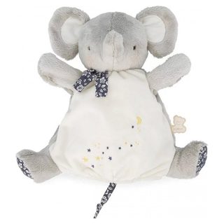 Doudou Marionnette Kaloo K210004 Vert Fourrure Synthétique Velours Côtelé Mousseline De Coton