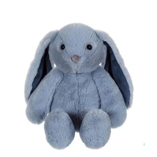 Peluche Lapin Trendy Bunny - - Bleu, 28 Cm