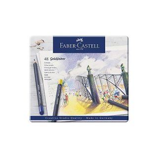 Faber-castell Boîte De 48 Crayons Goldfaber Permanents