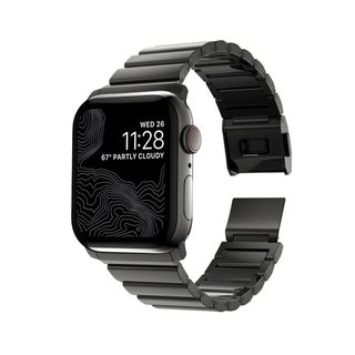 Bracelet En Acier Nomad V2 Apple Watch 46mm Noir