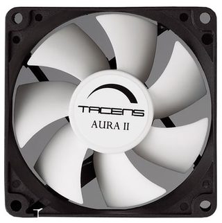 Tacens Aura Ii 8cm Boitier Pc Ventilateur Noir, Blanc