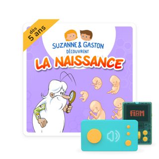 Lunii - Coffret Suzanne & Gaston découvrent la naissance – Livre audio interactif dès 5 ans sur Ma Fabrique