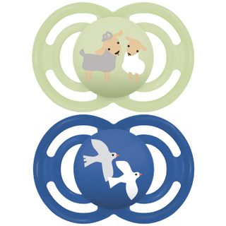 MAM Sucette Perfect Animaux - 6+ mois Silicone x2 - coloris aléatoire