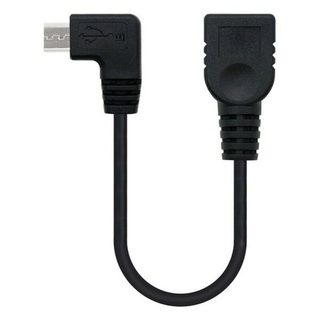 Câble Usb 2.0 A Vers Usb B Nanocable 10.01.3600 15 Cm Prise Mâle/prise Femelle Noir